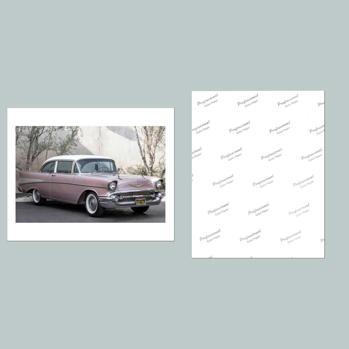 1264 1957 Chevy Bel Air 8x10 Glossy Photo - Fast-Secure Shipping