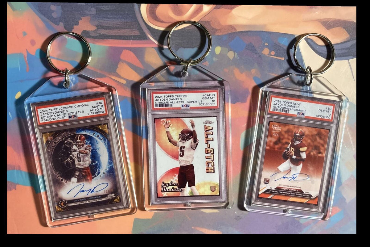 2989 Jayden Daniels 3 Pack Bundle 3 Different Custom Novelty Keychains