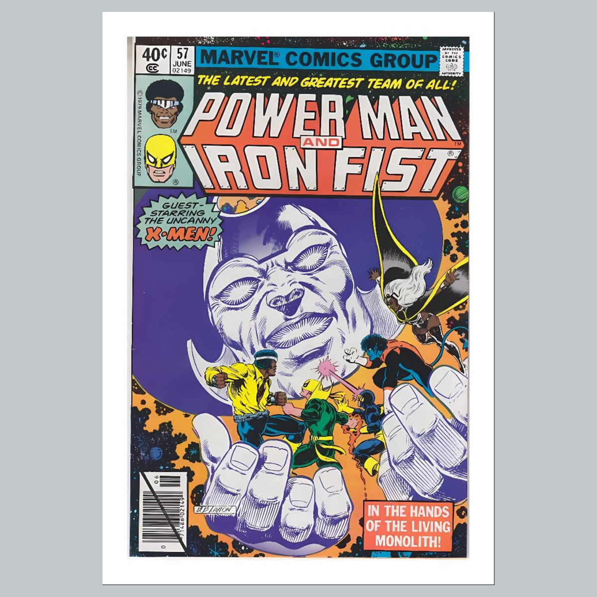 2207  Power Man 8x10 Glossy Photo Comic Book Cover Fast-Secure Shipping