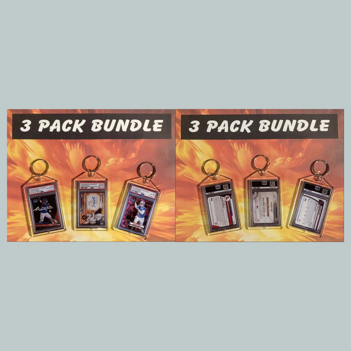 3536B Jaxson Dart 3 Pack Bundle - Custom Hand Made Novelty Keychains -Gift