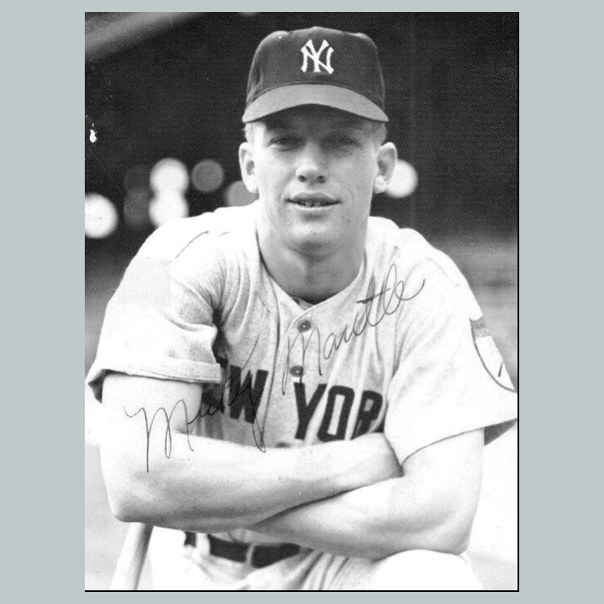 0781 P -8X10 Mickey Mantle Fac Auto Glossy Photo Fast-Secure Shipping BBL