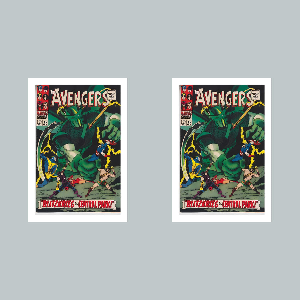 1860 Avengers 8x10 Glossy Photo Comic Book Cover Fast-Secure Shipping