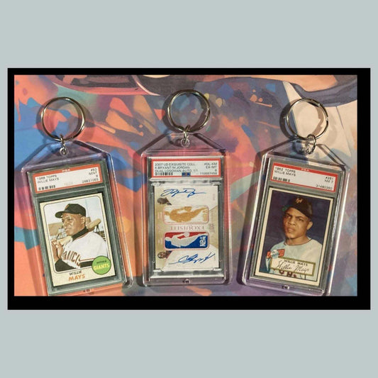 3380B Wilie Mays-Michael Jordan 3 Pack Bundle - 3 Different Novelty Keychains BKL KYC