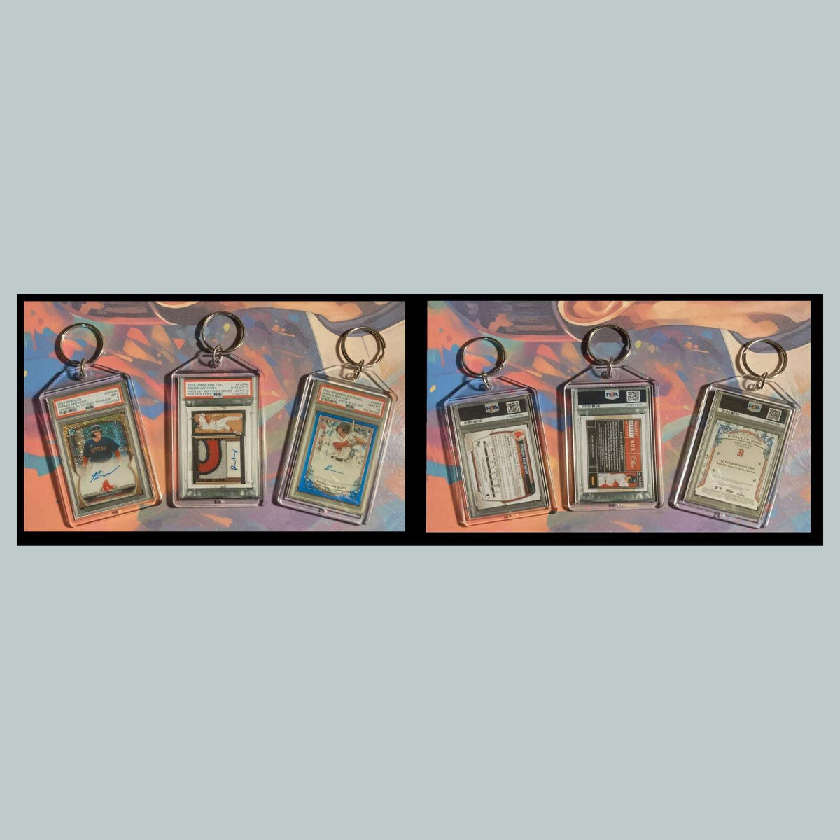 3472B Roman Anthony 3 Pack Bundle - 3 Different Custom Novelty Keychain - Gift