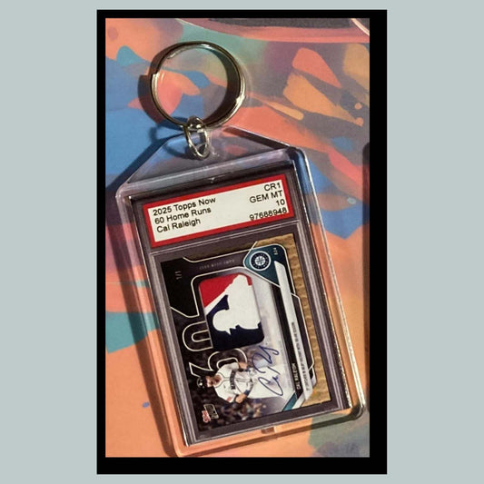 3523 Cal Raleigh 60 HR Record 2025 Now Custom Made Keychain-Makes A Great Gift