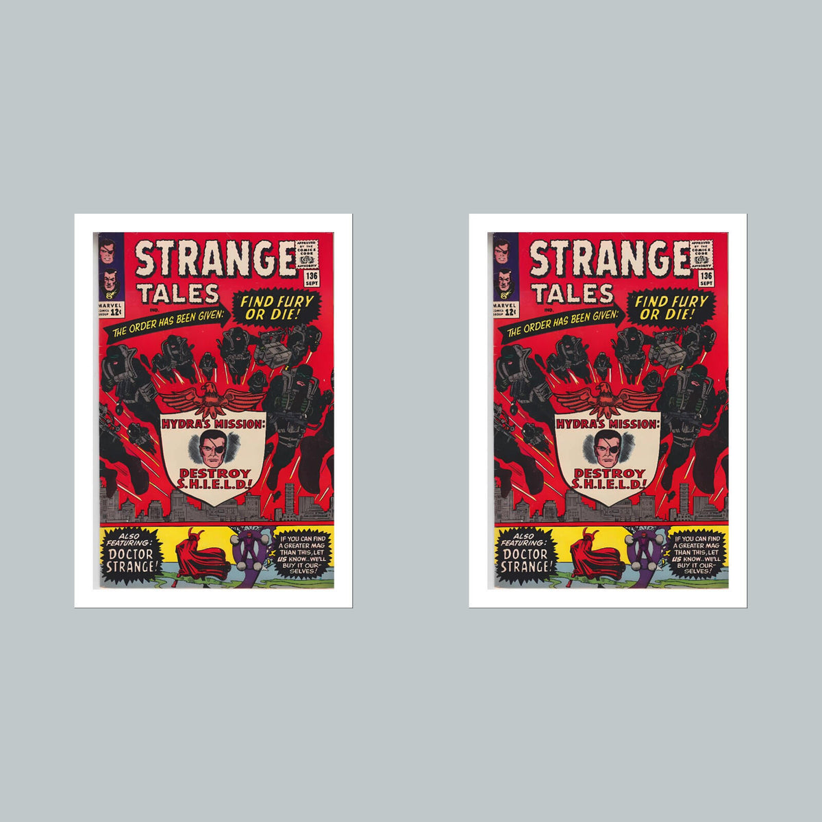2501 Strange Tales 8x10 Glossy Photo Comic Book CoverFast-Secure Shipping