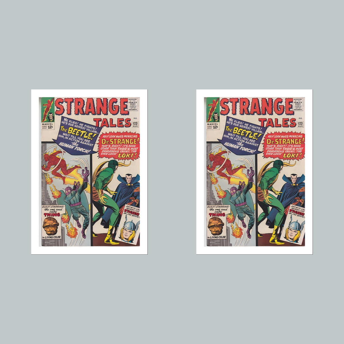 2518 Strange Tales 8x10 Glossy Photo Comic Book CoverFast-Secure Shipping