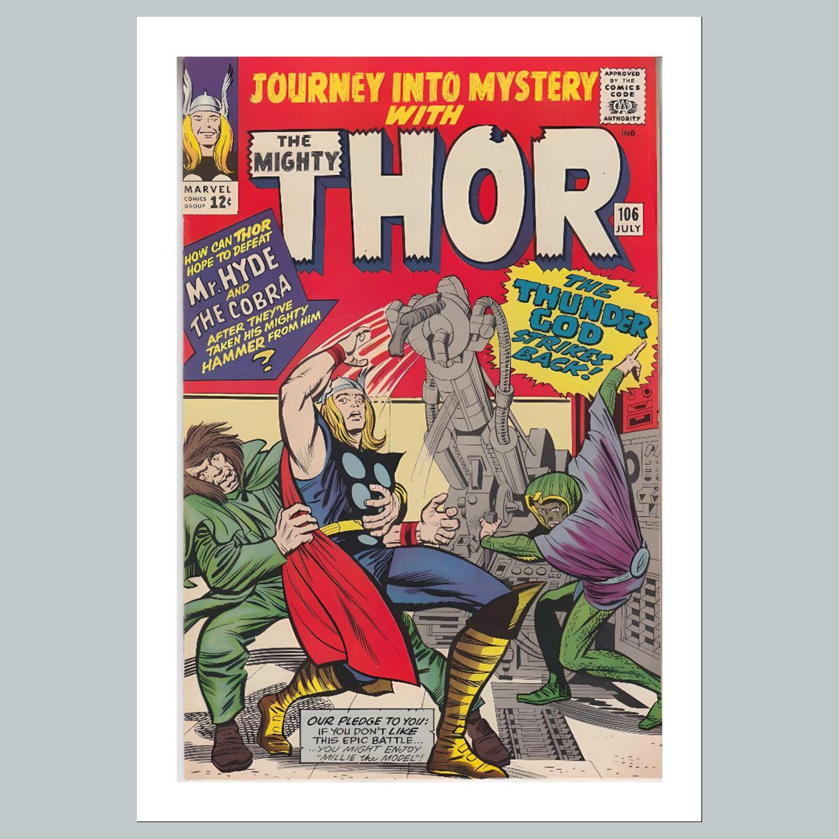 2171 Thor 8x10 Glossy Photo Comic Book Cover Fast-Secure Shipping