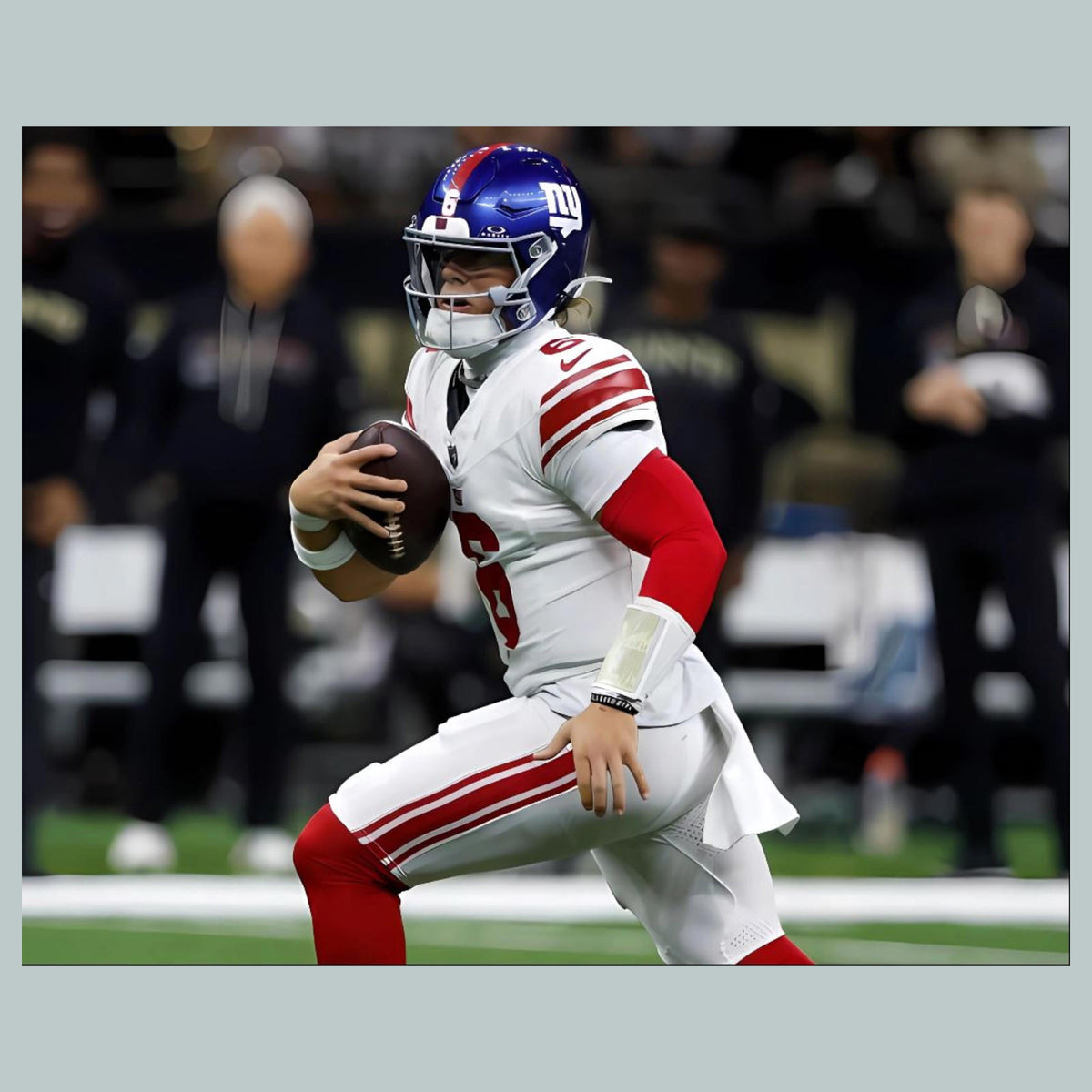 0824 8X10 Jaxson Dart Running The Ball Glossy Photo Fast-Secure Shipping FBL