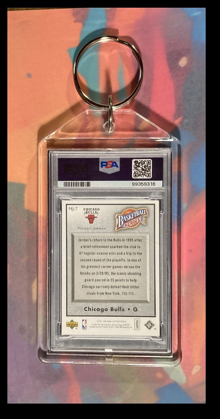 3007 Michael Jordan Fantasy Mockup Custom Keychain - Great Gift
