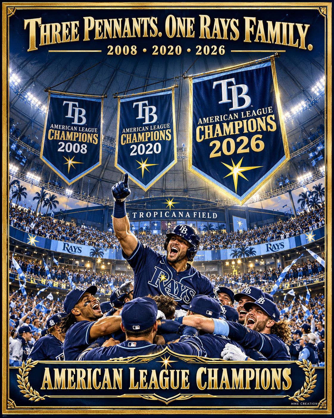 5075 2026 Rays ALCS 8x10 Print Bundle