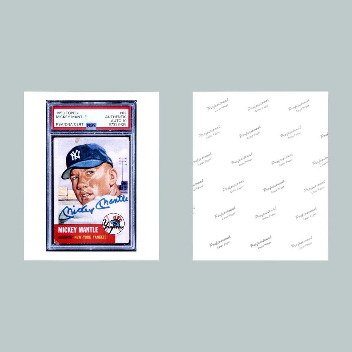 1182 Mickey Mantle 8x10 Glossy Photo - Fast-Secure Shipping - Great Gift BBL