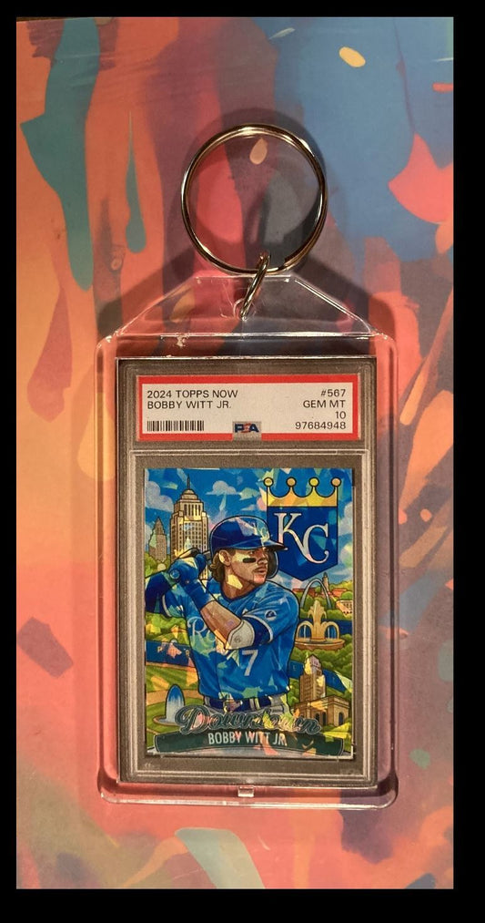 3036 Bobby Witt Jr Fantasy Mockup Keychain - Makes A Great Gift
