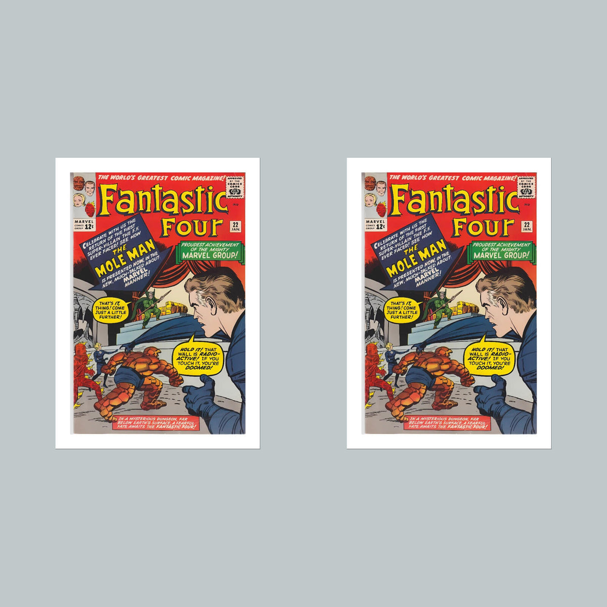 1965 Fantastic Four 8x10 Glossy Photo Comic Book Cover Fast-Secure Shipping