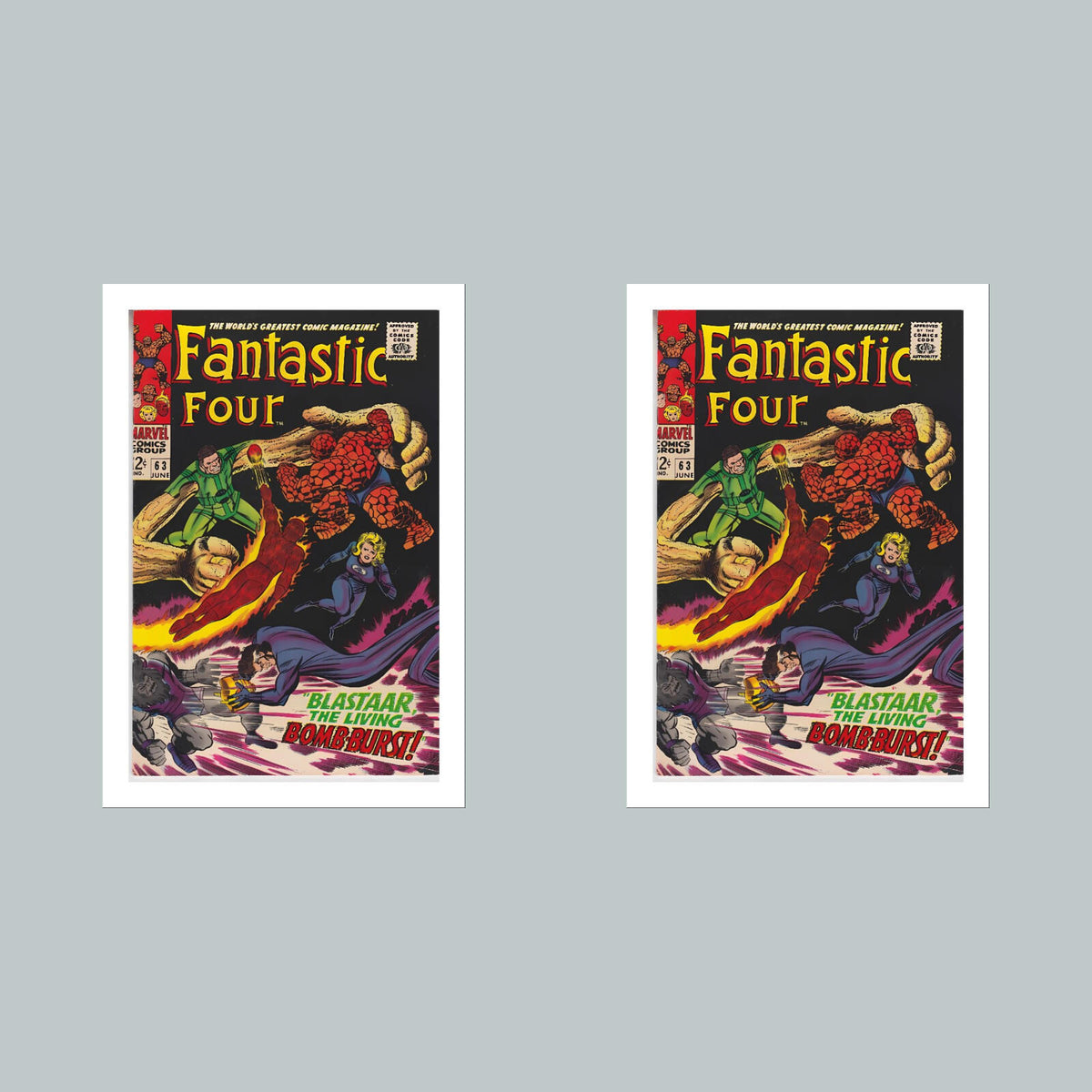 2129 Fantastic Four 8x10 Glossy Photo Comic Book Cover Fast-Secure Shipping