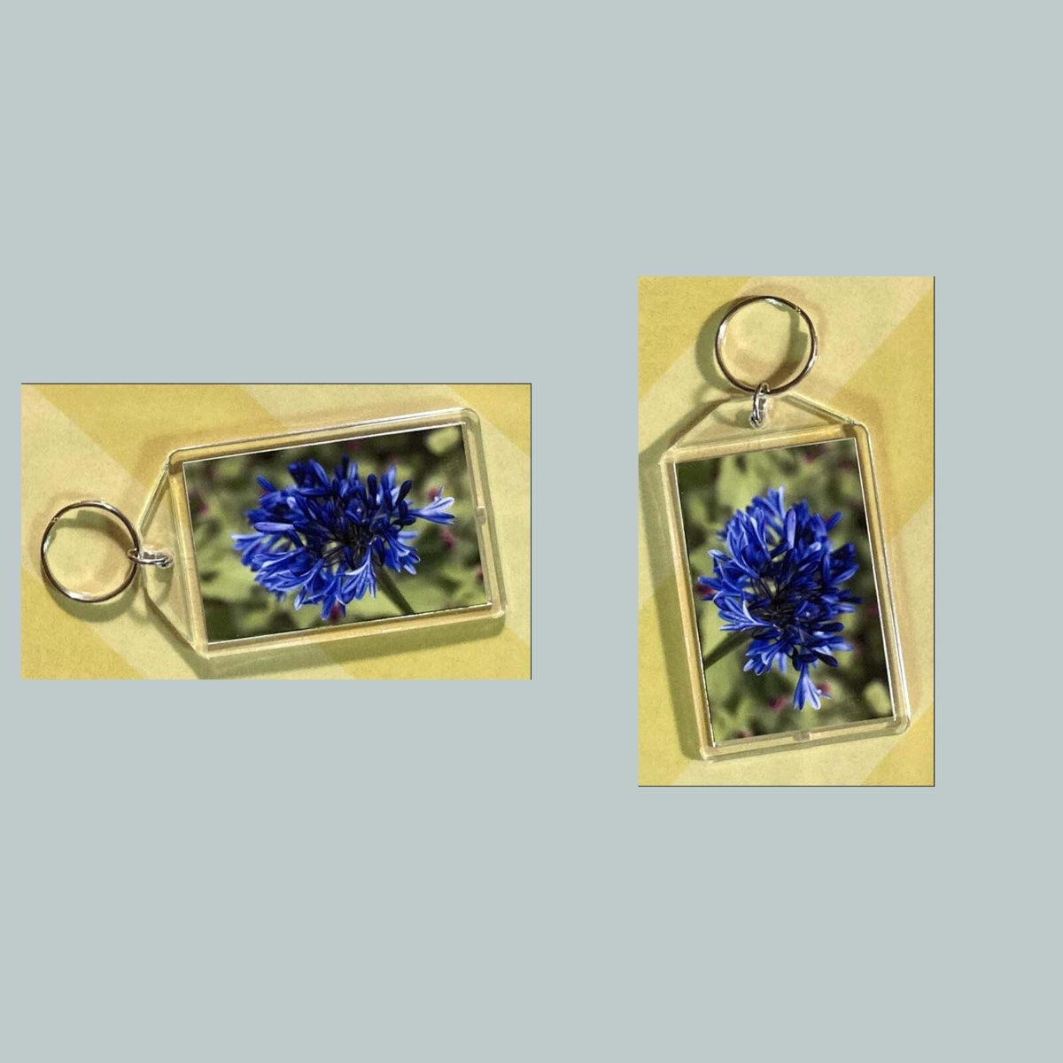 3700 Flowers - Lily of the Nile Custom Hand Made Keychain