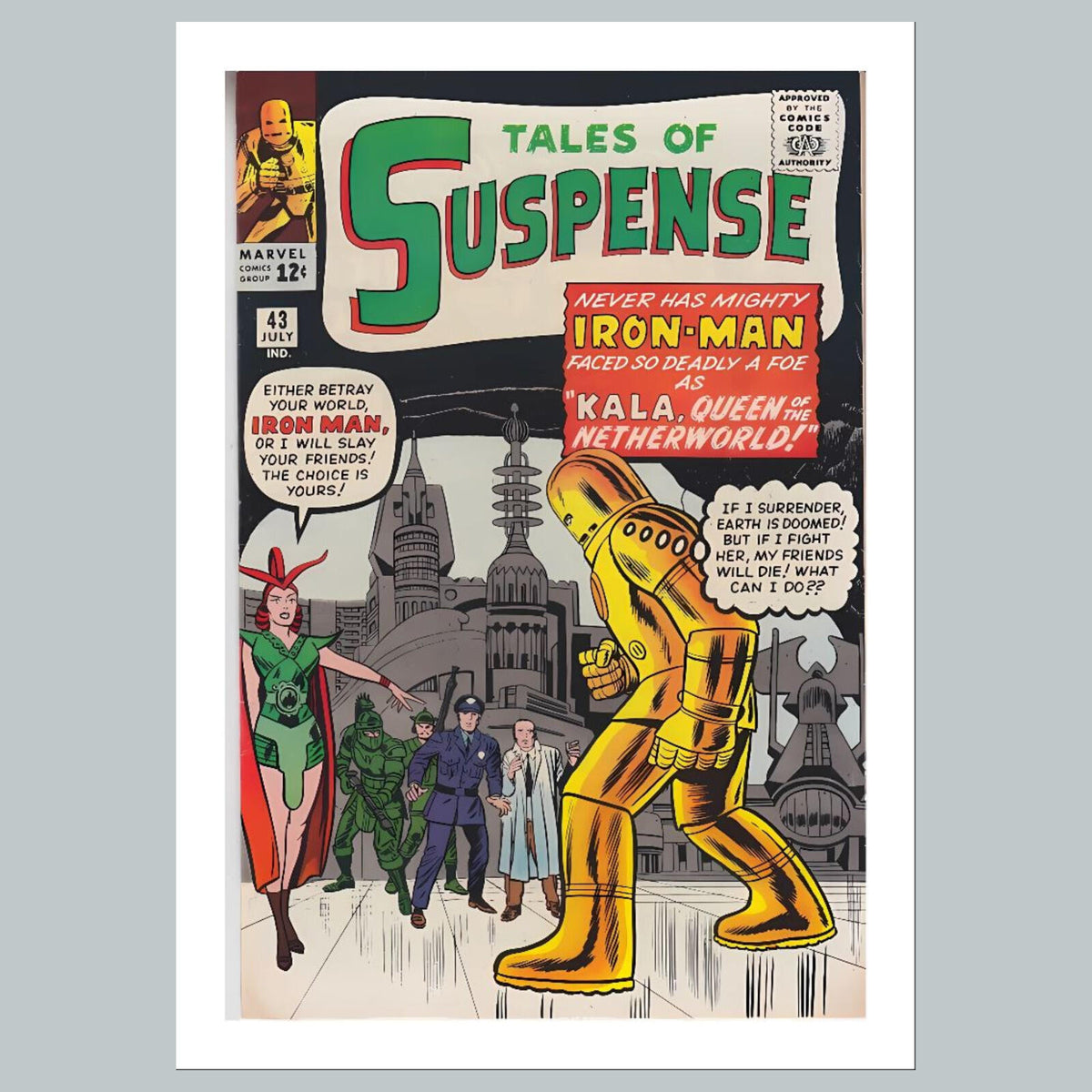 2558 Tales Of Suspense 8x10 Glossy Photo Comic Book CoverFast-Secure Shipping