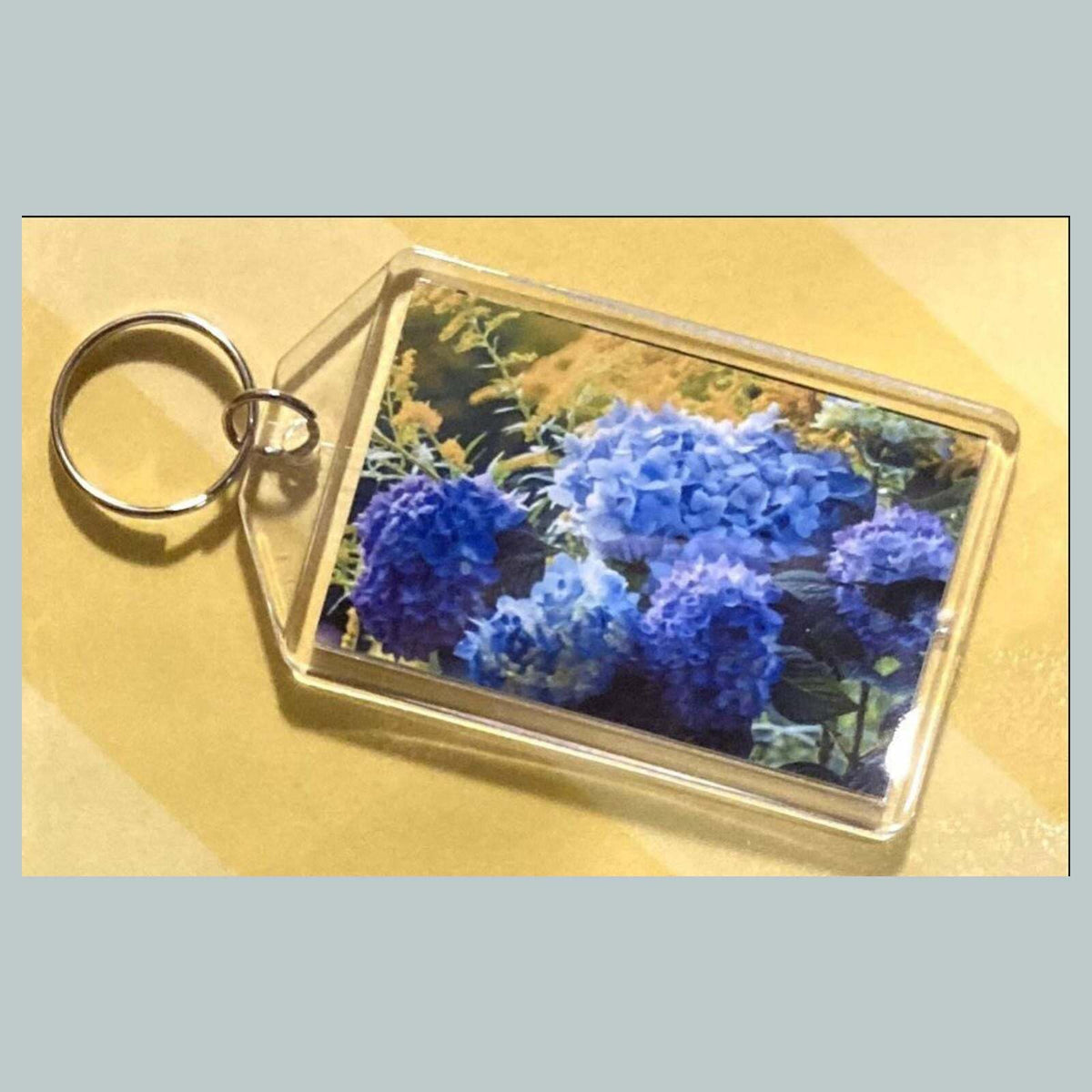 3704 Hydrangea Acrylic Keychain | Floral Keychain | Flower Lover Gift