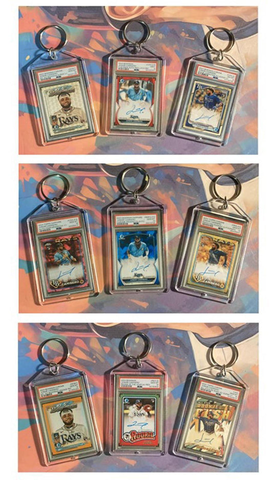 3435M Junior Caminero 9 Pack Mega Bundle - 9 Different Custom Novelty Keychains
