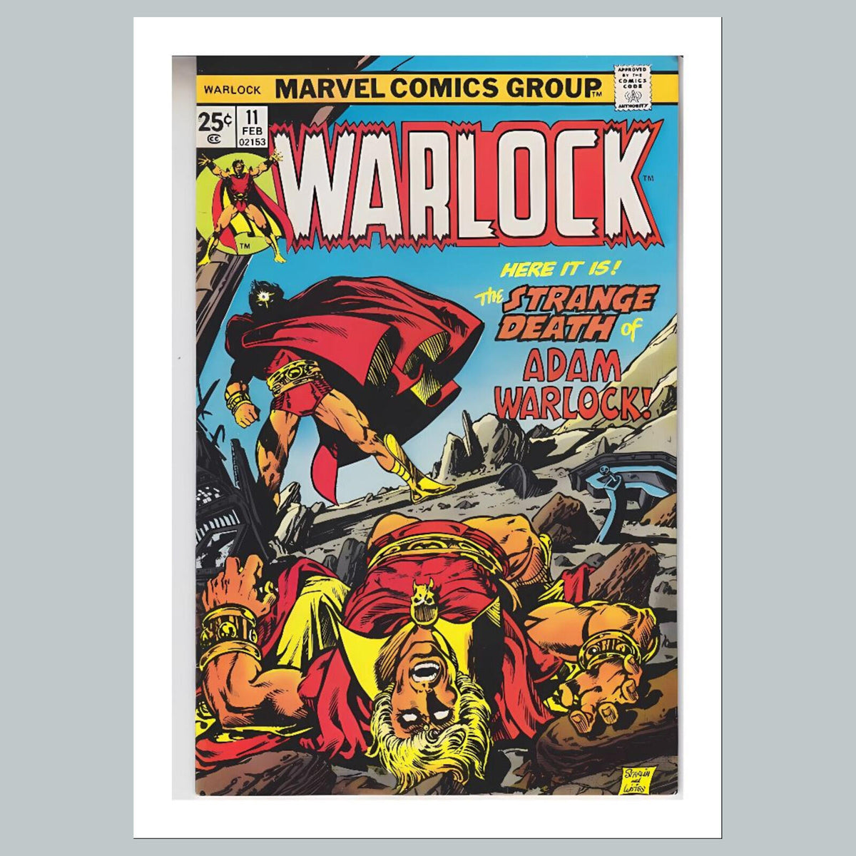 2550 Warlock 8x10 Glossy Photo Comic Book CoverFast-Secure Shipping