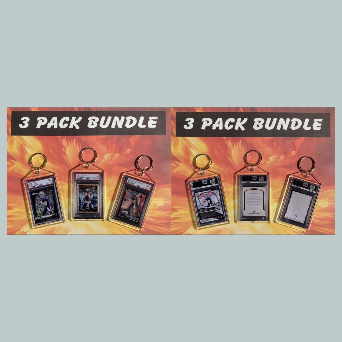 3718B Drake Maye Custom Hand Made Novelty Keychains Bundle - Makes A Great Gift