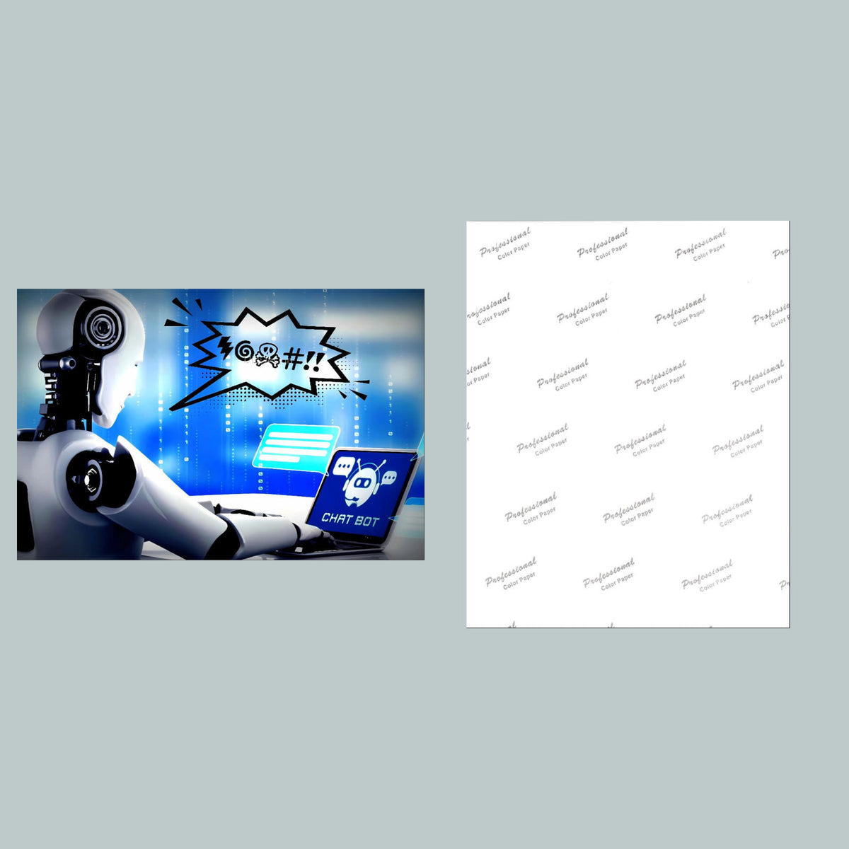 1225  AI Chatbot 8x10 Glossy Photo - Fast-Secure Shipping MS
