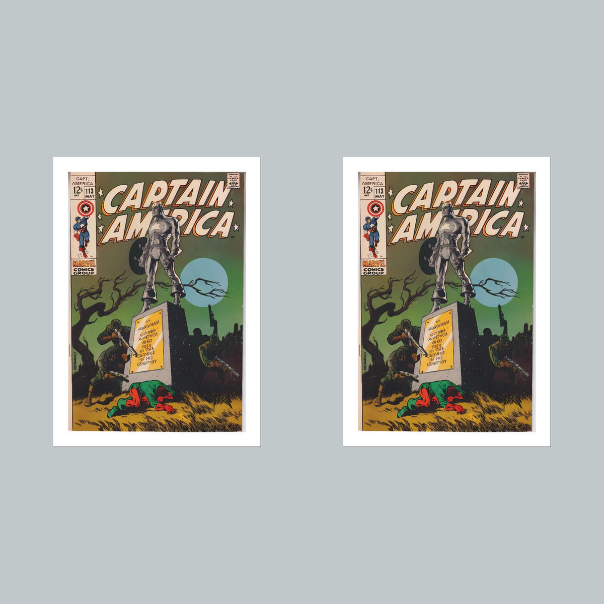 1943 Captain America 8x10 Glossy Photo Comic Book Cover Fast-Secure Shipping