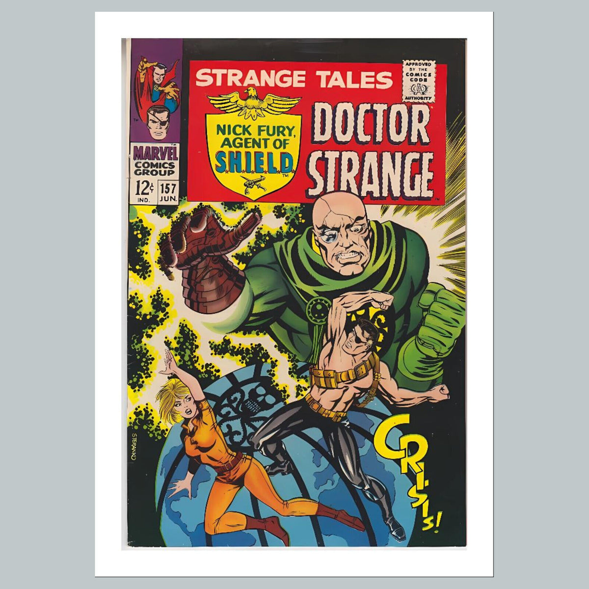 2500 Strange Tales 8x10 Glossy Photo Comic Book CoverFast-Secure Shipping