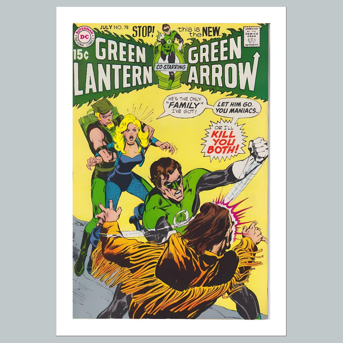 2162 Green Lantern 8x10 Glossy Photo Comic Book Cover Fast-Secure Shipping