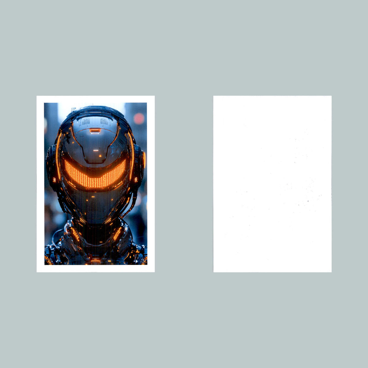 1187 Robot Helmet 8x10 Glossy Photo - Fast-Secure Shipping MS