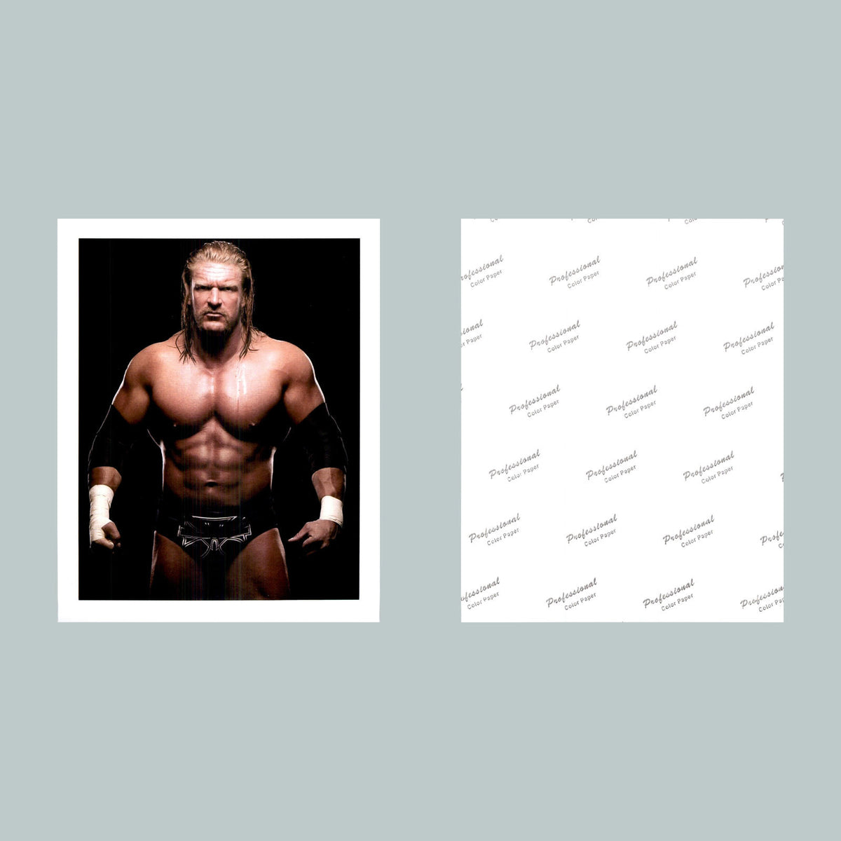 0550 P-8X10 Triple H Glossy Photo Fast-Secure Shipping MS