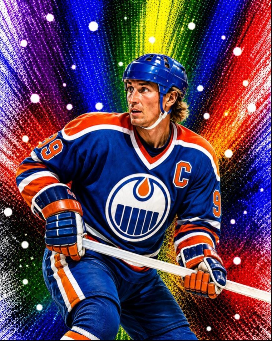 3812 Wayne Gretzky 8x10 Premium Print Color-Bomb No Text Clean