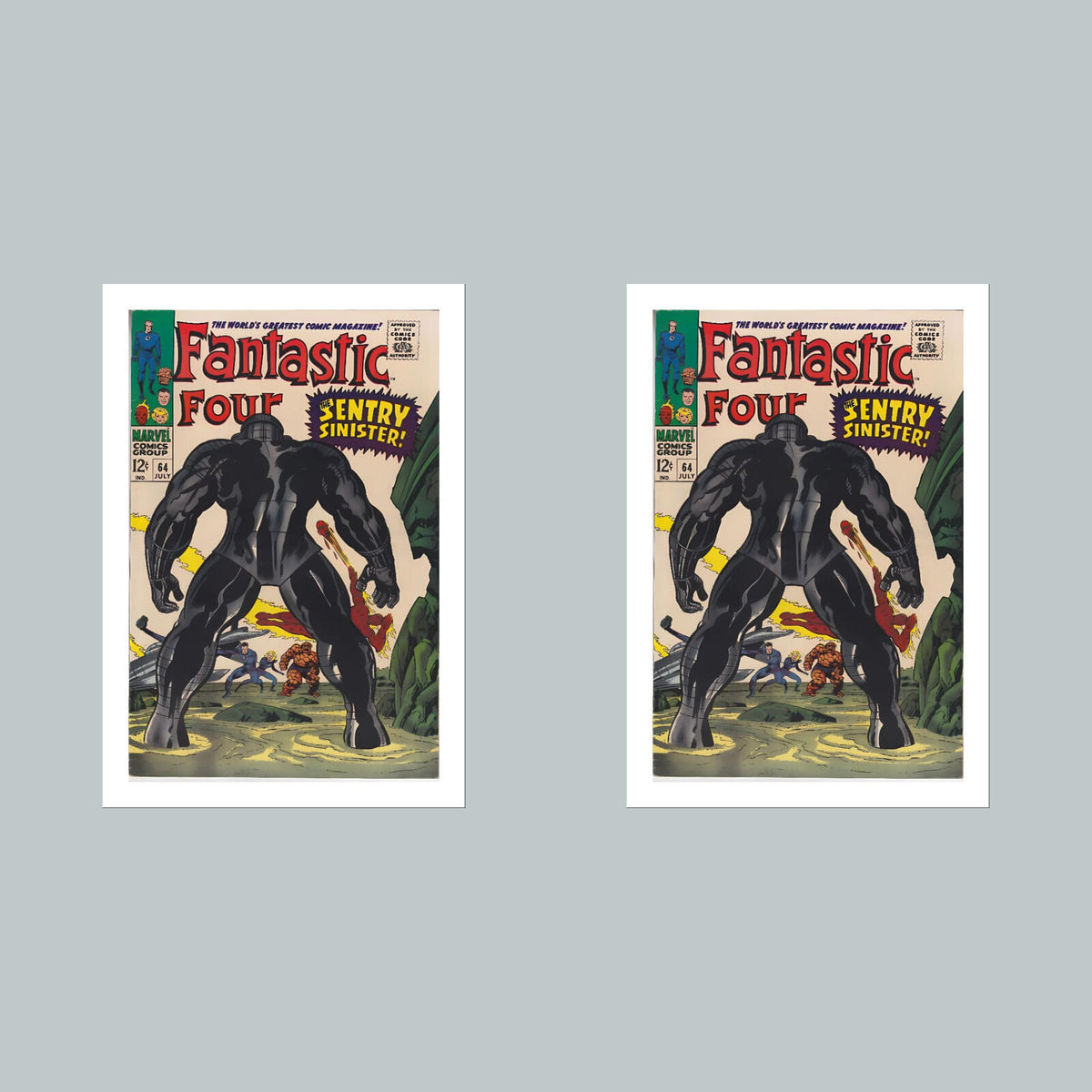 2128 Fantastic Four 8x10 Glossy Photo Comic Book Cover Fast-Secure Shipping