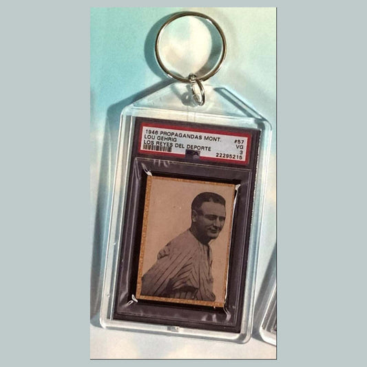 3625 Lou Gehrig 1946 Propagandas Mont. Custom Hand Made Keychain