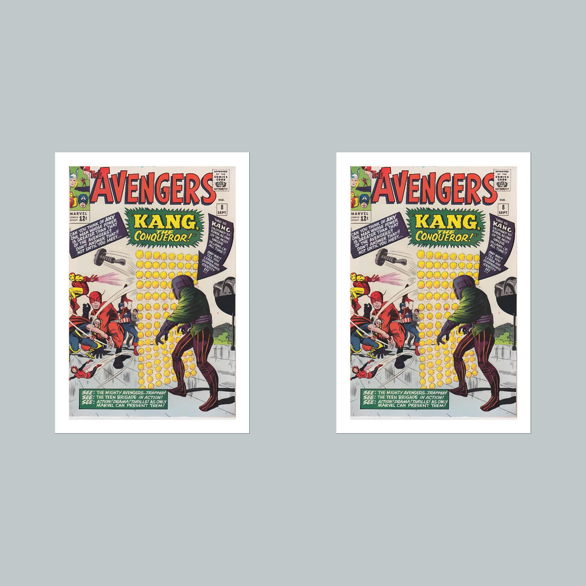 1885 Avengers 8x10 Glossy Photo Comic Book Cover Fast-Secure Shipping