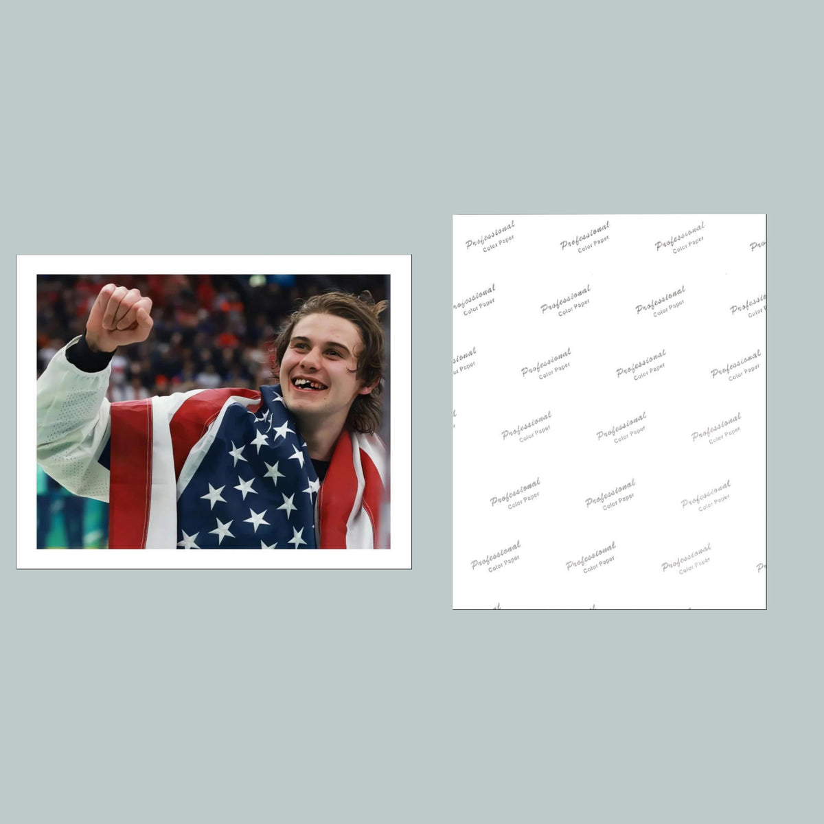 1420 Jack Hughes 8x10 Glossy Photo 2026 Olympics Gold Medal Winner Fast Ship MS