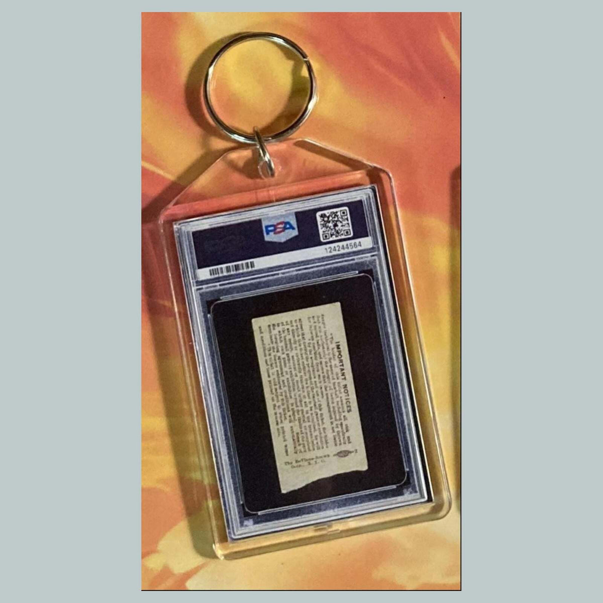3657 Lou Gehrig Ticket Stub Lou Gehrig Day Luckiest Man Speech Custom Keychain