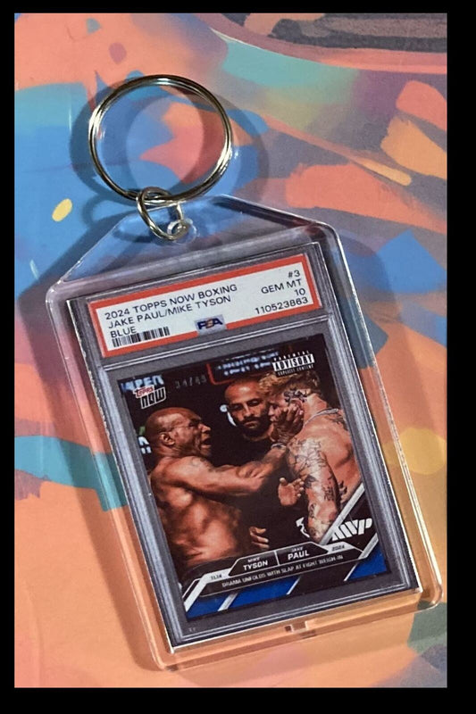 3103 Jake Paul/Mike Tyson 2024 Topps Now Boxing Blue