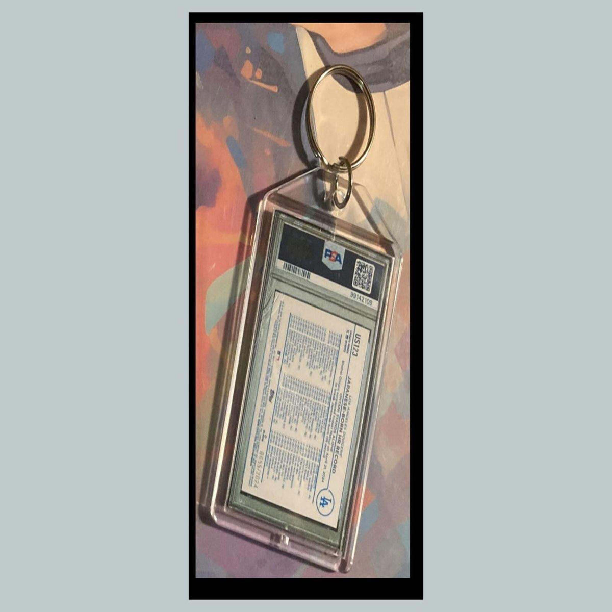 3437 Shohei Ohtani 2024 Update Japanese Born HR Record Gold Custom Made Keychain