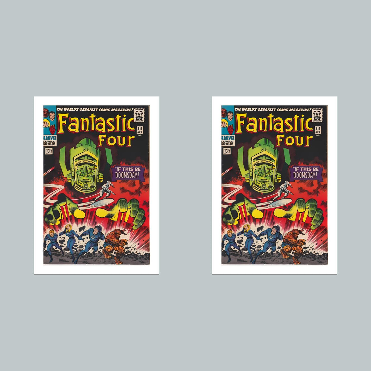 1976 Fantastic Four 8x10 Glossy Photo Comic Book Cover Fast-Secure Shipping