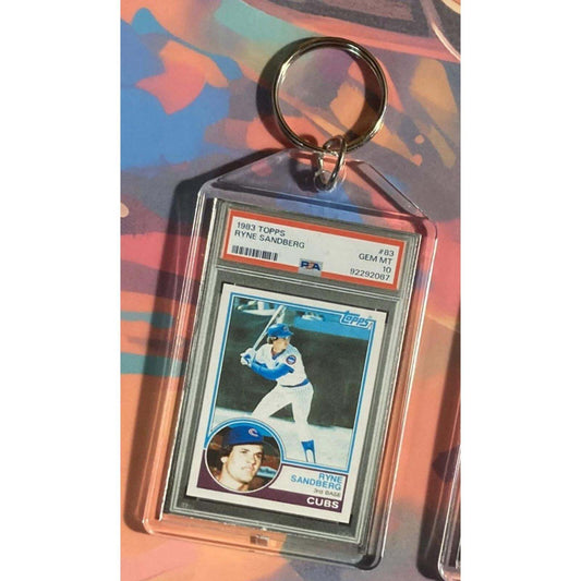 3250 Ryne Sandberg 1983 Topps Rookie Custom Made Novelty Keychain A Great Gift