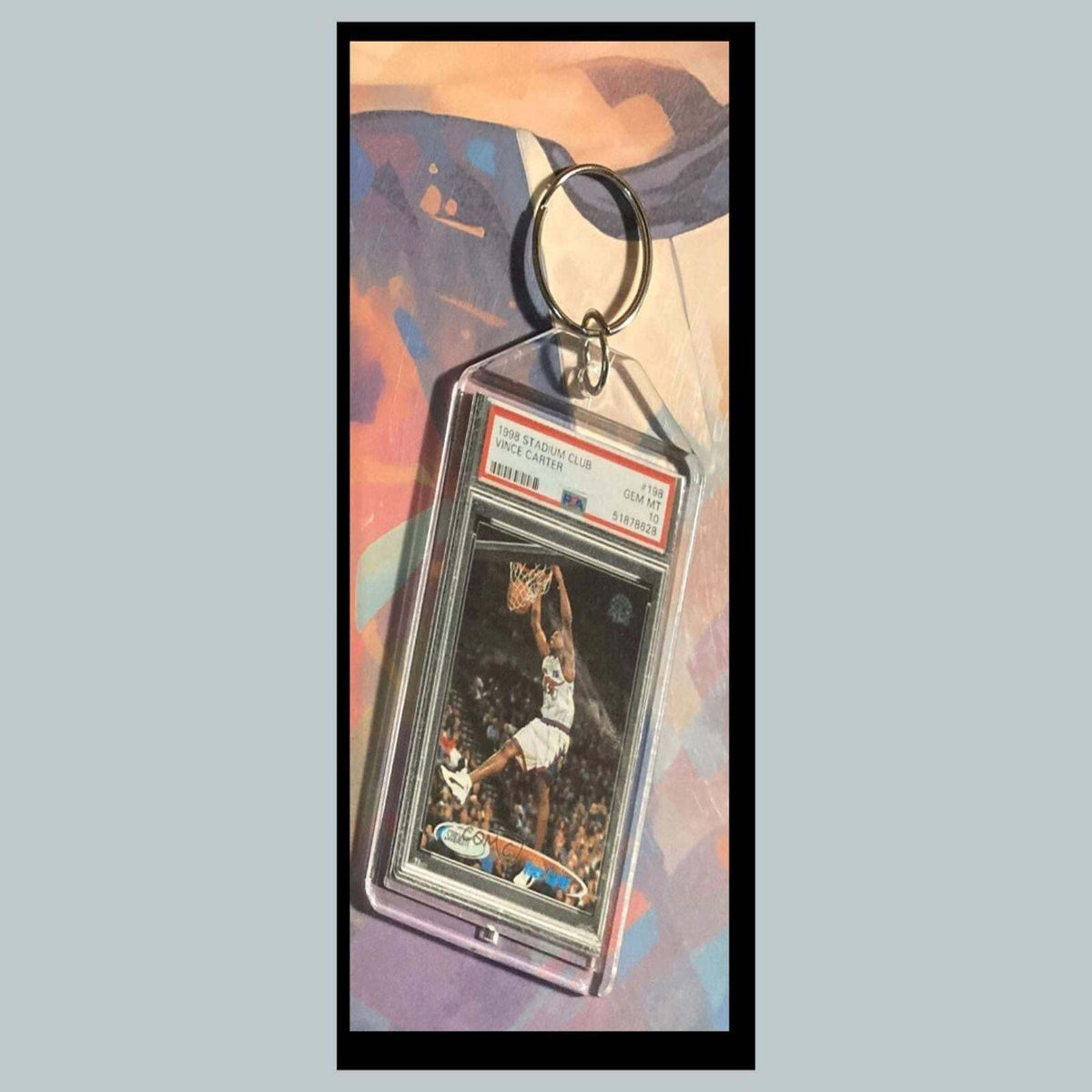 3413 Vince Carter 1998 Custom Hand Made Novelty Keychain Makes A Great Gift