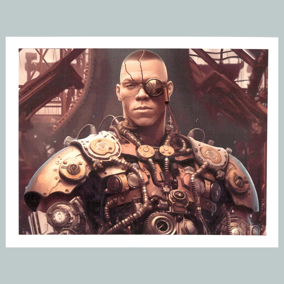 0144 P -8X10 Aaron Judge Steampunk Eye Patch Glossy Photo Fast Ship BBL