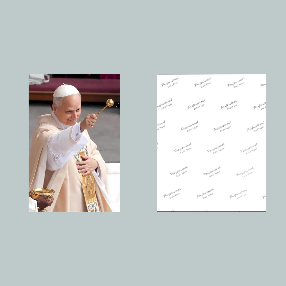 1259 Pope Blessing V 8x10 Glossy Photo - Fast-Secure Shipping MS