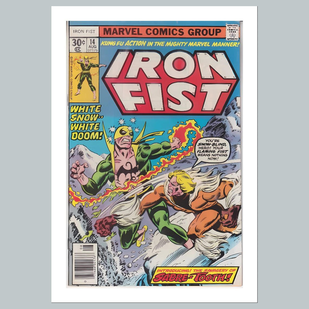 2090 Iron Fist 8x10 Glossy Photo Comic Book Cover Fast-Secure Shipping