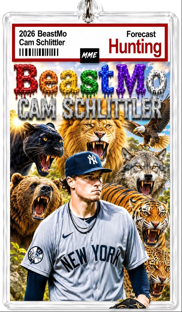 4003 Cam Schlittler Custom Acrylic Photo Keychain 2026 MME Creations