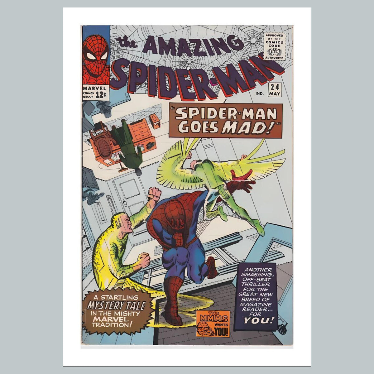 1760 Amazing Spider-Man 8x10 Glossy Photo Comic Book Cover Fast-Secure Shipping