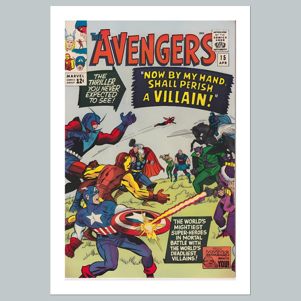 1808 The Avengers 8x10 Glossy Photo Comic Book Cover Fast-Secure Shipping
