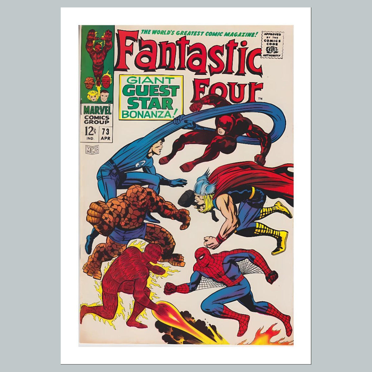 2119 Fantastic Four 8x10 Glossy Photo Comic Book Cover Fast-Secure Shipping