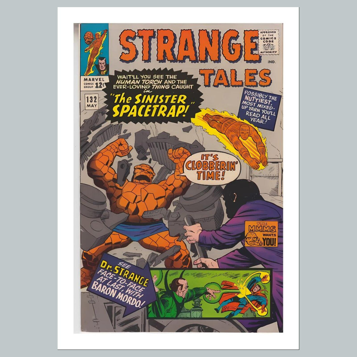 2504 Strange Tales 8x10 Glossy Photo Comic Book CoverFast-Secure Shipping